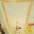 Self Adhesive Acrylic Golden Mirror Wall Art Antique Style Home Decoration Available in 6, 12, 24, 48, 96 Pcs. 