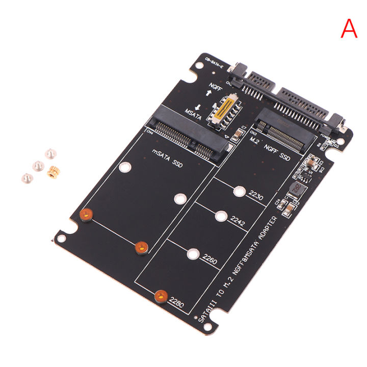 SATA 60Gbps To M2 NGFF SATA SSD MSATA SSD Adapter MSATA To SATA M.2 NGFF To SATA Hard Disk Adapter Board Eatop