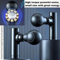 Blue Idea Chargeable Mini Massage Gun – Deep Tissue Muscle Massager for Full Body Relaxation  Portable Massage Gun Pro. 