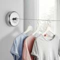 Retractable Clothes Dryer, Adjustable Rope Clothes Line Dryer for Hanging and Drying in Hotel, Bathroom, Laundry (2.8 m). 