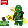 Legoing building Ninja block Jay Zen chi Lloyd Cole Nya Harumi Garmadon compatible legoing ninja movie mini robot toy for kids. 