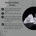 Piedra Alumbre Alum Stone 250gm . - Phitkari Crystal Stone of Alumbre, Piedre Alum, Alum Rock, Fitkari - Resealable Stand Up Pouch to Ensure Freshness!. 