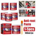 1-5pcs Car Rust-free Primer Water-Based Metal Rust Remover Metallic Paint 100ml Auto Anti-rust Paste Multi-purpose Rust Iron. 