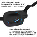 Pirate Eye Patch Unisex Black Single Eye Patch Eyepatch One Eye Concave EyePatch Sunlight Super Store. 