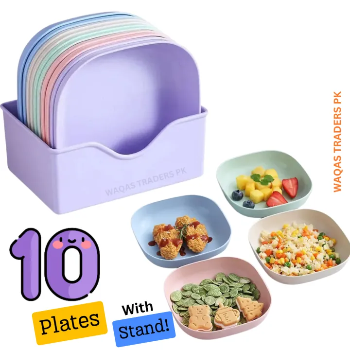 10Pcs%20Food%20Grade%20Plate%20Plastic%20Multi-function%20Creative%20Spit%20Bone%20Dish%20Household%20Dish%20Round%20Square%20Elliptical%20Plate%20Set%20Dining%20Table%20Garbage%20Plate%20-%20Image%202