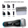 1 Piece Series 5 Replacement Head Replacement Parts for Braun 52S Electric Shaver 5190Cc, 5090Cc, 5197Cc, 5195Cc, 5147S, 5145S, 5070, 5050, 5040. 