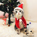 New Christmas Cat Costumes Funny Santa Claus Clothes For Small Cats Dogs Xmas New Year Pet Cat Clothing Winter Kitten Outfits. 