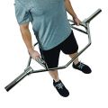 Gymax 58'' Chrome Finish Olympic Hex Bar 2 Handles Squats Deadlifts Shrugs Power Pulls. 