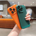 Luxury heat radiation ultra thin PC case for iPhone 11 12 13 14 15 Pro Max 7 8 plus XR XS Max 7 8 Se 2 3 glass lens flim cover. 