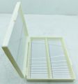 Glass Slide Box Plastic, Glass Side Trays, Glass Slide Holders, Glass Slide Jar (For 100 Slides). 
