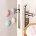 2 Pcs - Door Knob Wall Shield Round Soft Rubber Wall Protector Self Adhesive Door Handle Bumper Guard. 