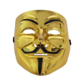 Halloween Vendetta gold  Mask. 