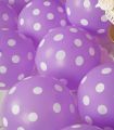 95 Pcs 12 inch Purple Polka Dot Balloons 12 Inch Helium Round Party latex Balloons Kit for Birthday Party. 