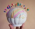 30 Colorful Drop Head Pins Shawl Hijab Pins Abaya Scarf Brooches Jewellery. 