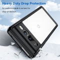 lthmy case for Google Pixel 7 Pro Transparent Hard Back with Shockproof Enhanced Side Protective Bumper Phone Cover. 