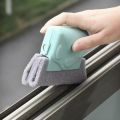 1 Pc - Windows Sliding Window Cleaning Brush, Sliding Door Track Cleaning Tool, Magic Hand-held Grip Crevice Cleaner, Removable Scouring Pad Brush Design, Window Blind Cleaning Brush. 