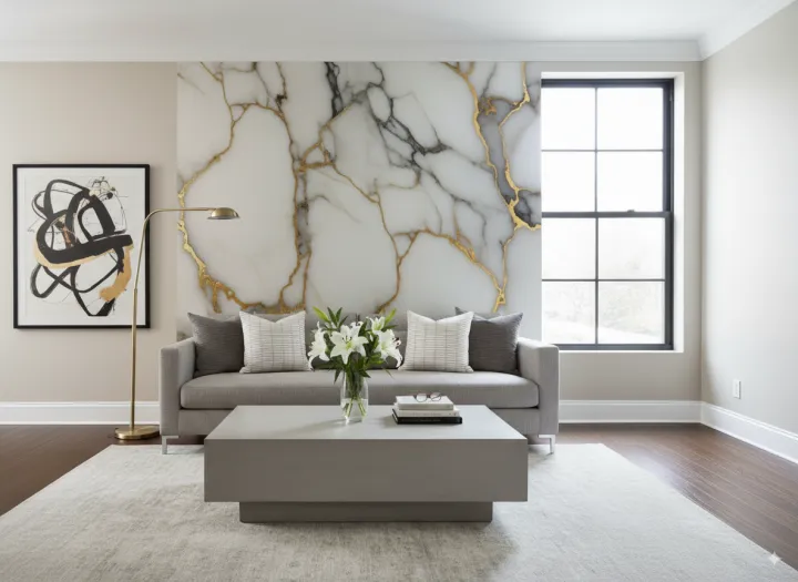 Room wallpaper sheet Luxury Floral Wall Panel Wallpaper – Decorative ...