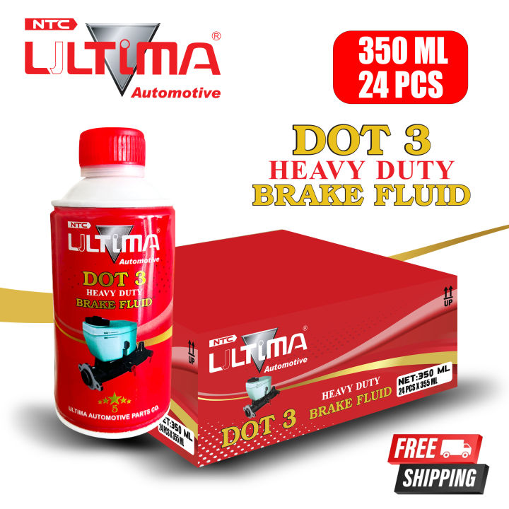 ULTIMA BRAKE OIL CARTON 24 PCS | HEAVY DUTY BRAKE FLUIDE 24 BOTTLES OF 350 ML | 3705