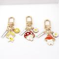 Cute keychain aesthetic keychain accessories kawaii ladies key ring,girls charm keychain,backpack. 