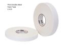 Super Strong Faced Powerful Adhesive Thick Double Sided Foam Tape For Mounting Fixing Pad Sticky - 1 Inch - White. 