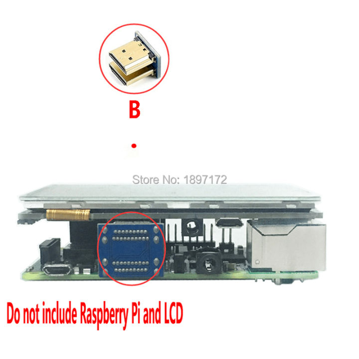Raspberry%20Pi%204B%20model%203B+%20LCD%20HDMI%20Adapter%20connector%20-%20Image%202