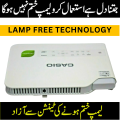 Casio XJ-A142 Ultra-Slim, Stylish, Lightweight Portable  Laser LED Lamp Free Projector for Movies, Gaming & Office Presentations. 