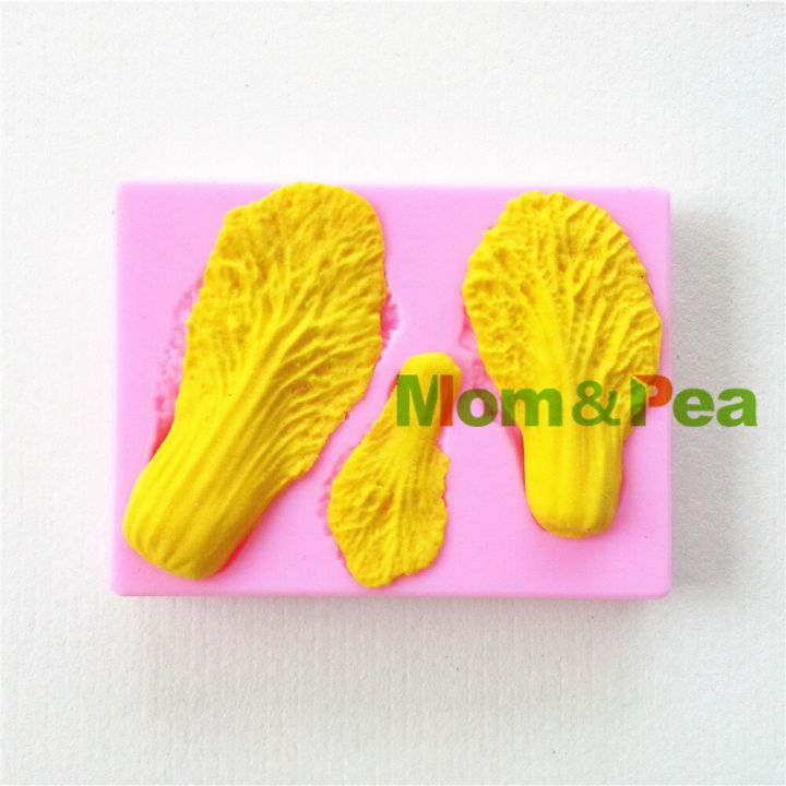 【shengxiong6525】Mom&Pea 0797 Free Chinese Cabbage Shaped Mold Decoration Fondant Cake 3D Mold Food Grade