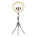 Energy - ENRG LED Ring Light 18 Inch \ 45 cm with 7.5ft Metal Tripod Stand Carry Bag And Adjustable Phone Holder. 
