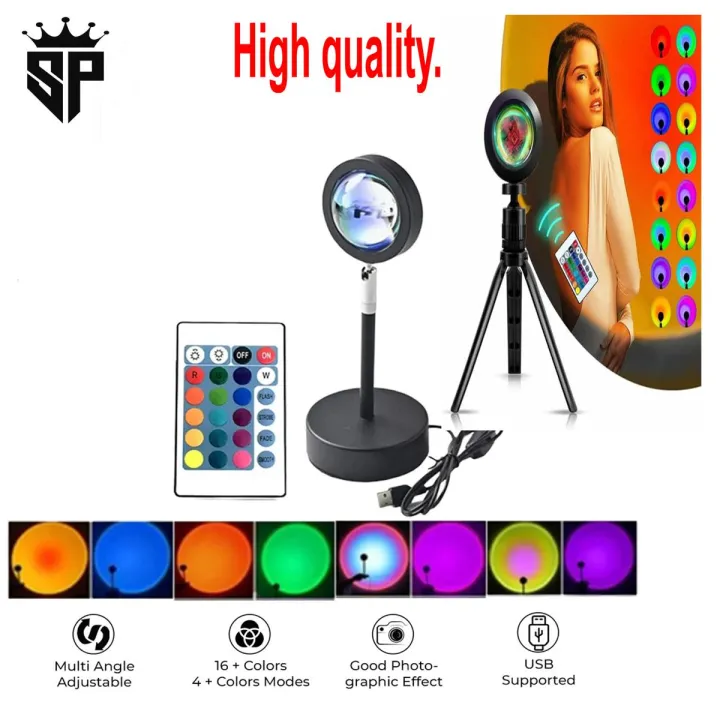 Sunset%20Lamp%20/%20Lamps%2016%20colours%20RGB%20Projector%20/%20Projection%20Light%20360%20degree%20Rotatable%20USB%20with%20Remote%20Control%20%7C%20Night%20Light%20/%20Best%20for%20Gift%20%7C%20Home%20Decor%20%7C%20Mobile%20Photography%20Backgrounds%20Accessories%20Lighting%20Kit%20Wallpaper%20-%20Image%204
