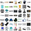 Developers Programming Languages Stickers Logo Github Go Python Linux DIY Toy Gift Decorative Decal for Phone Laptop Waterproof. 