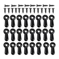 300 Picture Turn Button Fasteners Photo Frame Hardware and 300 Screws for Craft, Hanging, Drawing, Black. 