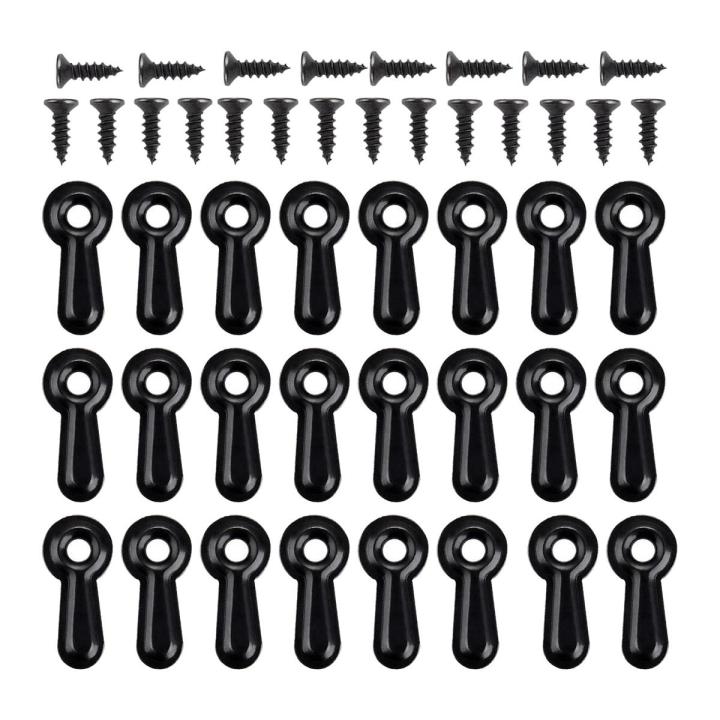 300 Picture Turn Button Fasteners Photo Frame Hardware and 300 Screws for Craft, Hanging, Drawing, Black