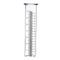 2pcs Plastic Rain Gauge Replacement Tube with 7 Inch Capacity Rain Water Gauge for Garden Yard Outdoor Easy Install. 