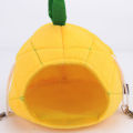 Lovely Pineapple Cotton Velvet Hamster Mice Squirrel Hanging House Warm Nest. 