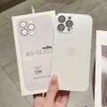 AG Glass Lens Film Phone Case For iPhone 12 pro Max 13 Pro 13 pro Max 14 Pro Max. 