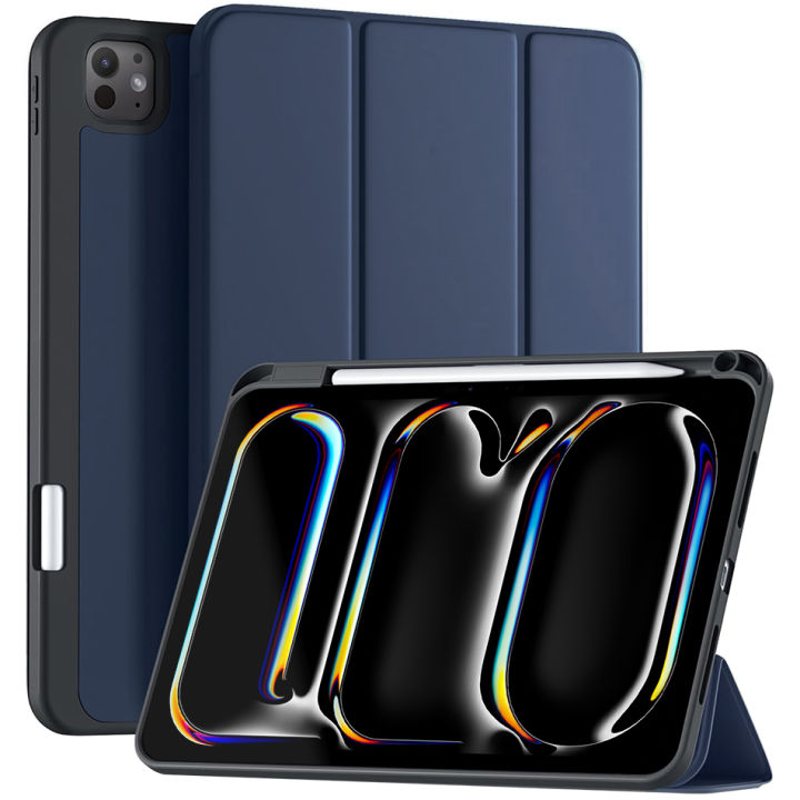 Ipad%20PRO%2013"%202024%20Smart%20Tablet%20Case%2011"%20with%20Stylus%20Pen%20Slot%20for%20%20or%20iPad%20Pro%2013%20Inch%20(M4)%202024%207th%20Generation%20A2925%20/%20A2926%20-%20Image%203