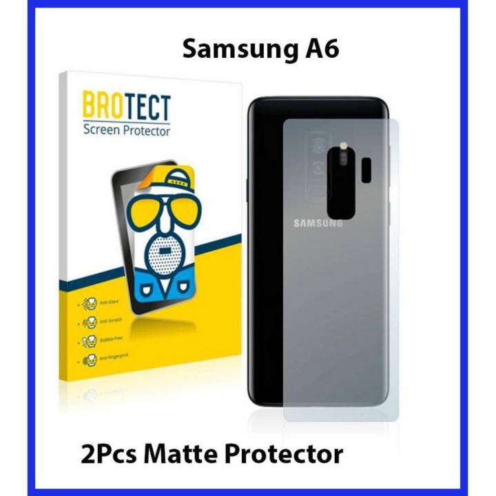 2Pcs Samsung A6 Back Matte Protector For Samsung A6