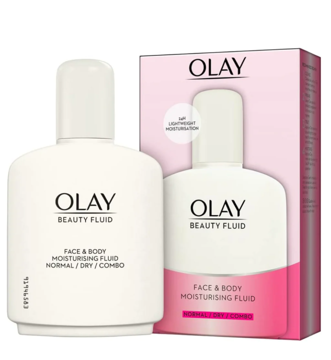 Olay Beauty Fluid Face And Body Moisturiser, with glycerin, | 200 ml