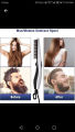 Beard and Hair Straightening Brush Electric Comb for Men with Side Hair Detangling, Curly Hair Straightening for Beard Style. 
