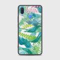 Huawei Nova 3 Cover - SkinLee HQ Infinity Glass Case (Soft) - Retro Palm Leaves - SKINLEE-640-1-840-201. 