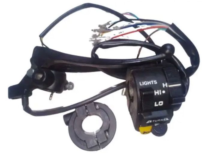 SWITCH ASSEMBLY SET WITH LEVER CG125 GENUINE OEM QUALITY JAPANESE TECHNOLOGY BEST QUALITY MOTORCYCLE PARTS