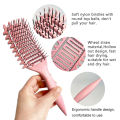 Curl Defining Brush,Hair Comb For Curly Hair,Curl With Prongs Define Styling Brush,Curved Vented Detangling Brush Styling Tool. 