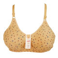 Classic Cotton Bra Brazier for Women Undergarments and Non-wired Brazzer with Chikan Embroidery. 