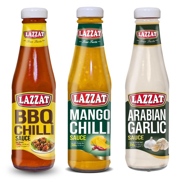 Lazzat Sauce Bundle 2 - Pack of 3