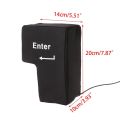 Big Enter Supersized Key USB Pillow Office Desktop Travel Nap For Anti Stress Relief. 