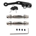 NANLIY- 2 Set for WPL RC Car Spare Parts Metal: 1 Set Ural Truck Front Rear Drive Shaft & 1 Set RC Car Steering Pull Rod. 