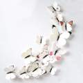 12 Pcs 3D Butterfly sangal lear Wall Stickers PVC Children Room Decal Home Decoration Decor. 