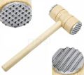 Meat Tenderizer Wooden Meat Tenderiser Hammer Mallet Kitchen Pounder Tool for Steak, Lamb, Chicken, Fish, Nuts, Ice & more. 