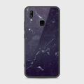Vivo Y85 Cover - SkinLee HQ Infinity Glass Case (Soft) - Royal Blue Marble - SKINLEE-119-1-898-666. 