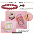 Beautiful Transparent and Black Glass Bead Friendship Bracelet for Couples, Bestfriends, Boys and Girls. 